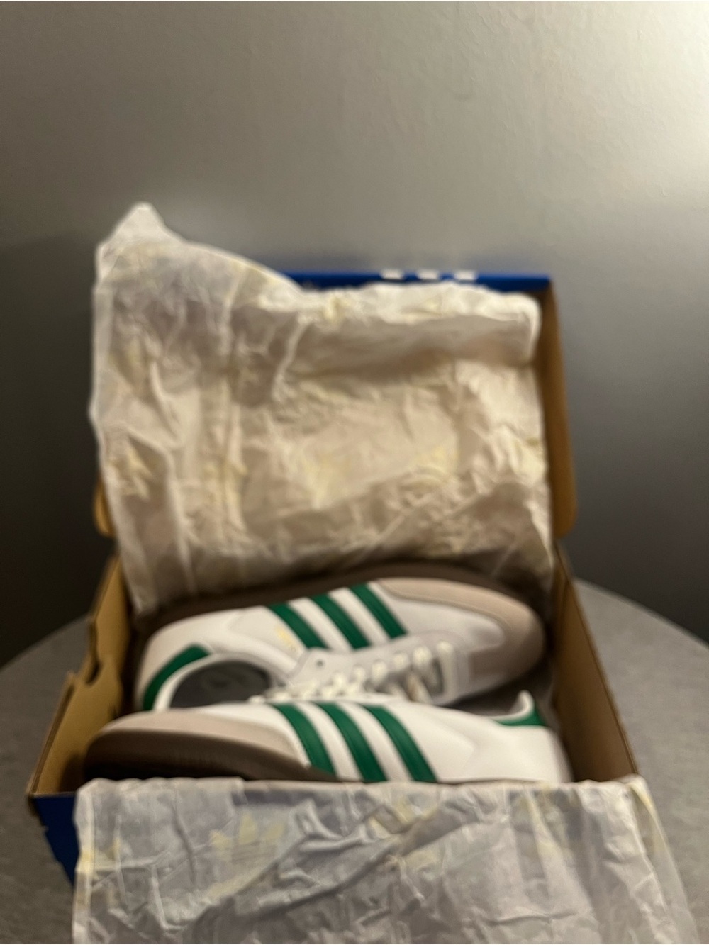 Adidas Samba OG Cloud White Green Gum Indoor Soccer Men's Size 10 IG1024 - Picture 12 of 12